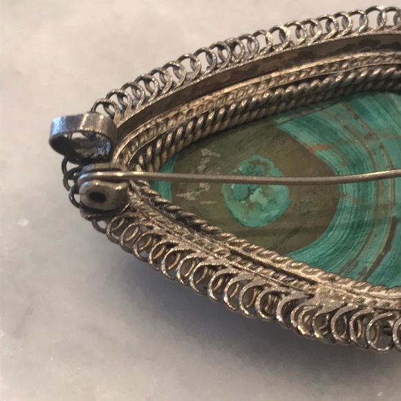 Vintage Turquoise Pin - Picture 6 of 7